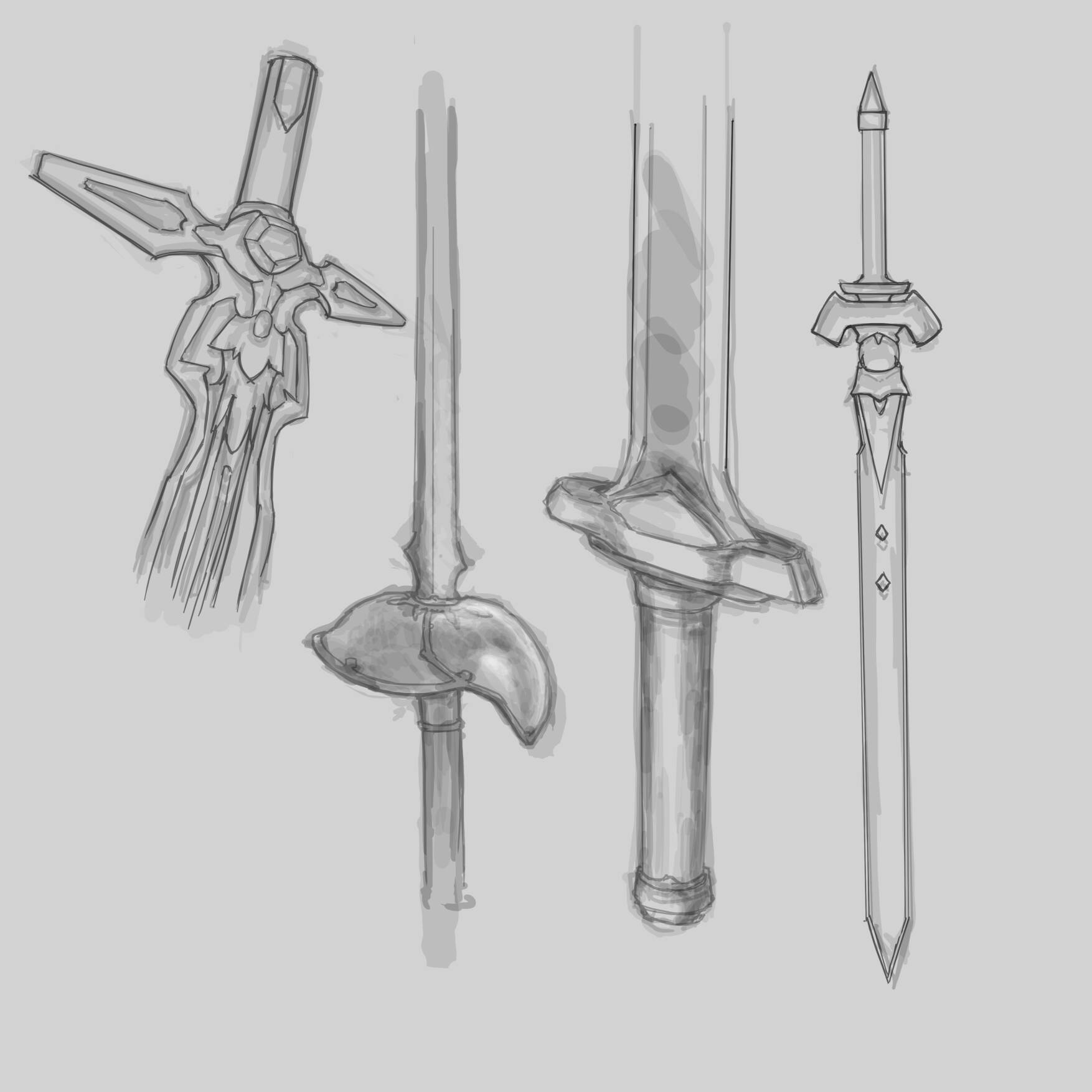 Sword Art Online swords by Pegumin on DeviantArt