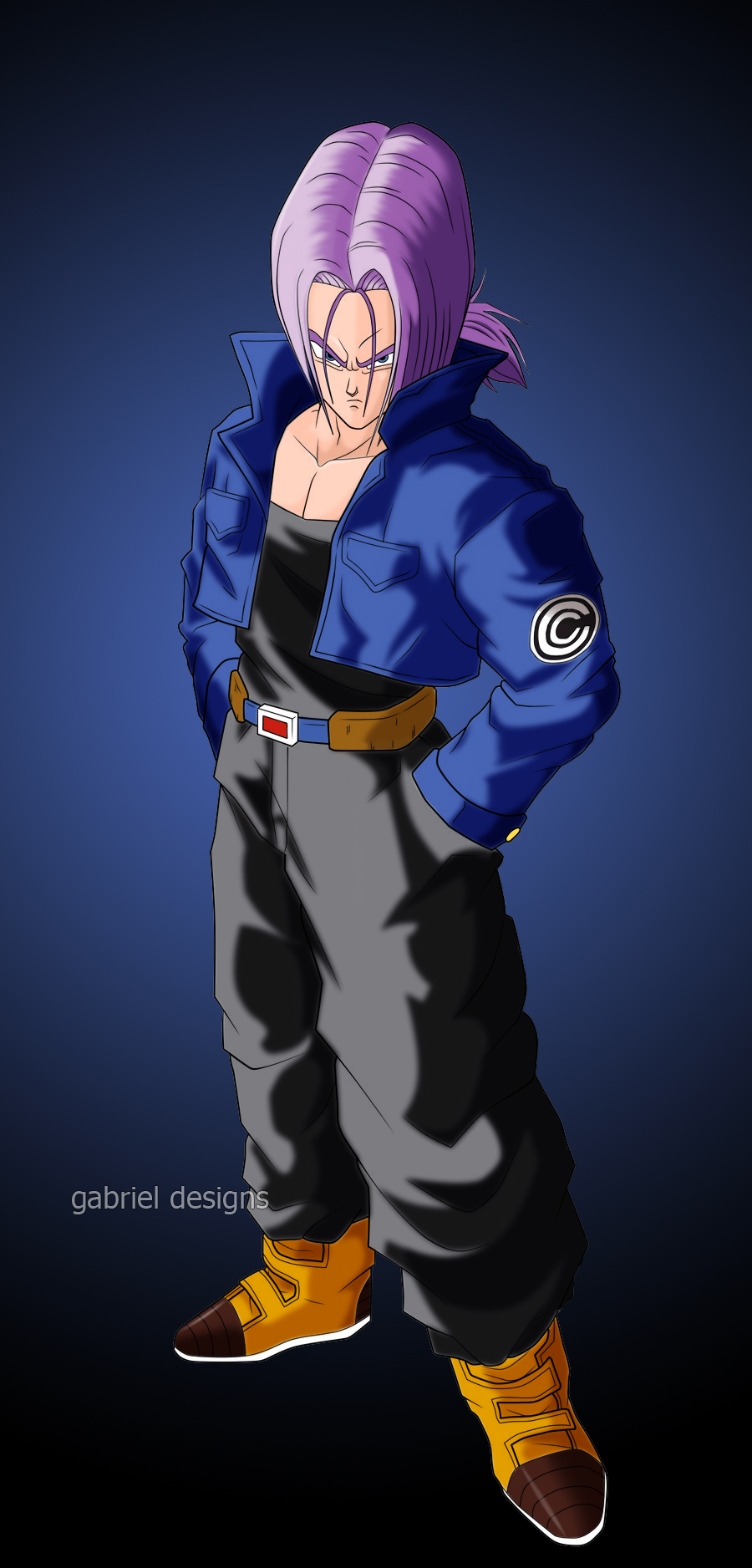 Trunks del Futuro (Future Trunks) by redphiro on DeviantArt