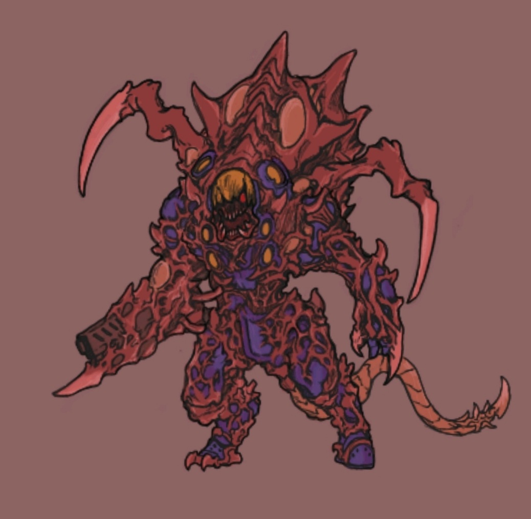 Infested Marine Tyranids by 0207kty on DeviantArt