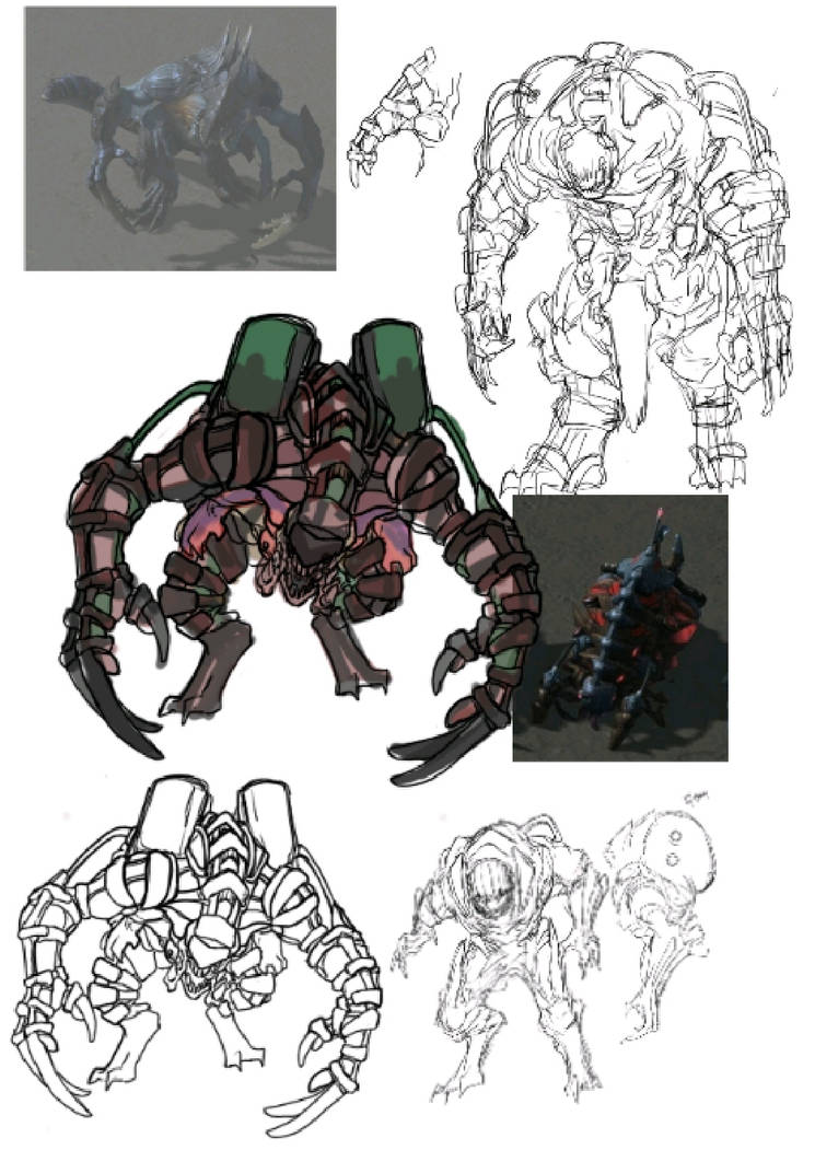 Idea - Bio suit - Dehaka bone by 0207kty on DeviantArt