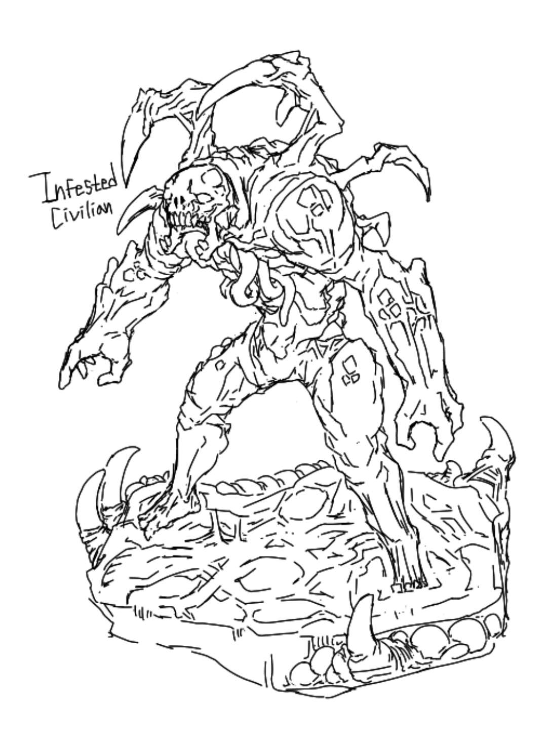 Infested civilian by 0207kty on DeviantArt