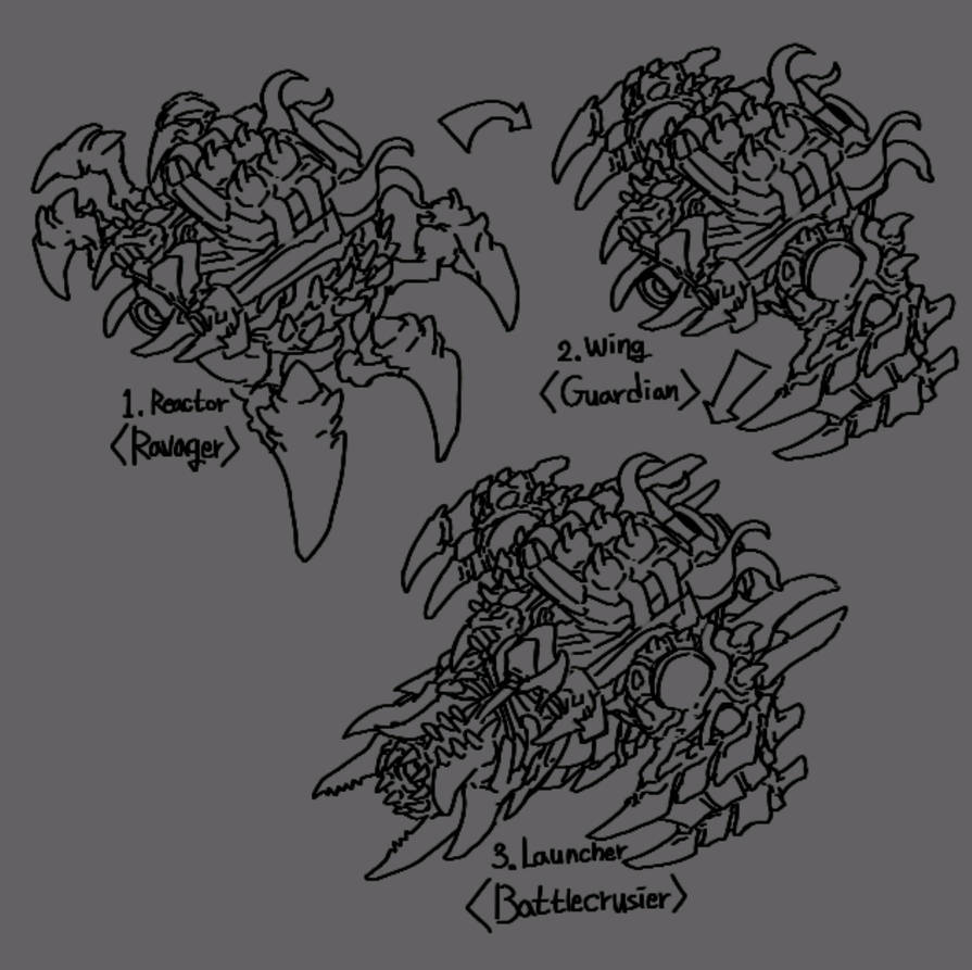 Infested battlecrusier shards by 0207kty on DeviantArt
