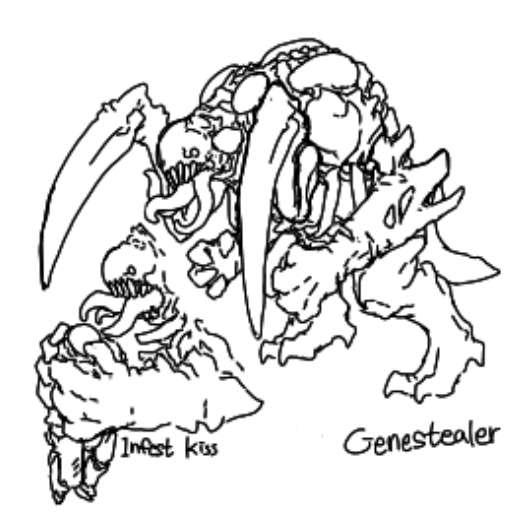 Star2 Genestealer concept by 0207kty on DeviantArt