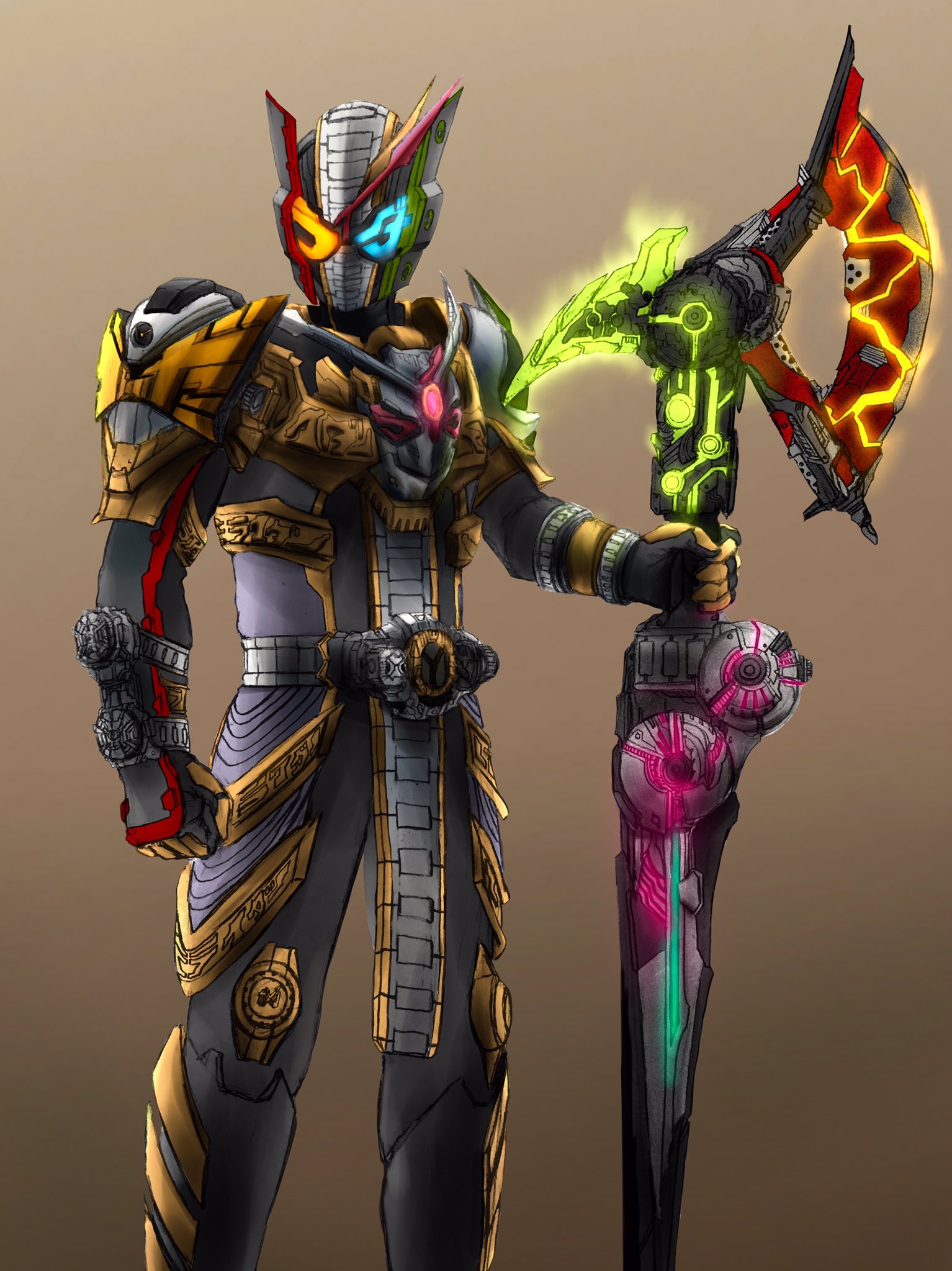 Masked Rider's Zio Kamen Rider Zio Trinity by Razo777 on DeviantArt