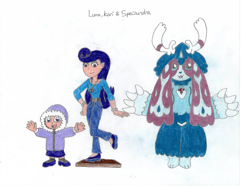 Luna, Kari and Spectundra by KingScotros on DeviantArt