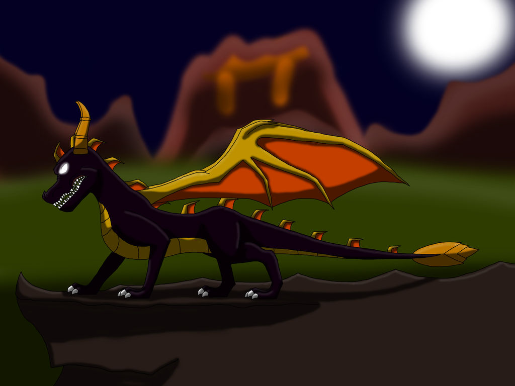 Dark Pyrok Dark Spyro by ZilonKing on DeviantArt
