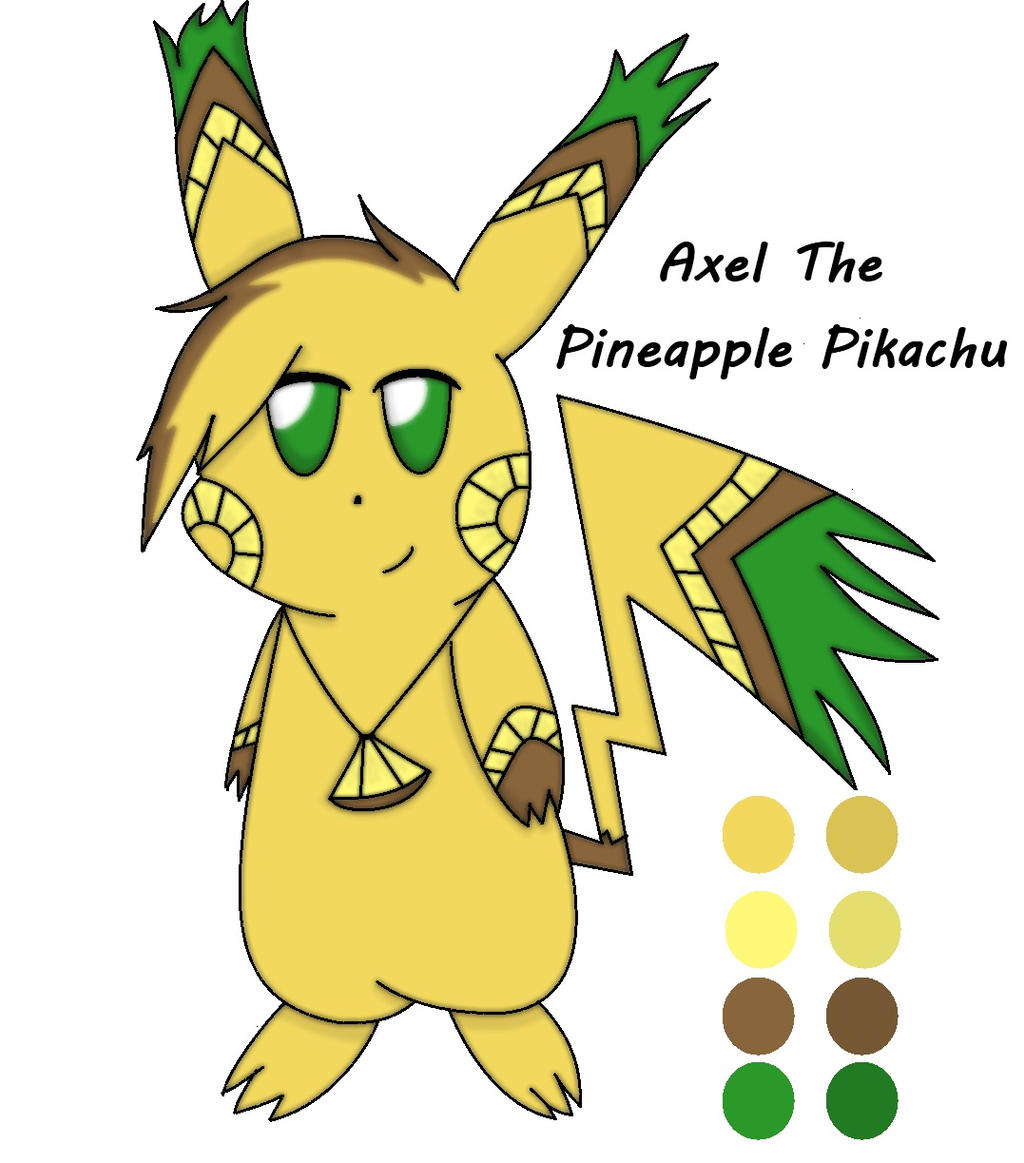 Axel The Pineapple Pikachu Ref~ ^^ by AlyssaThePikachu on DeviantArt