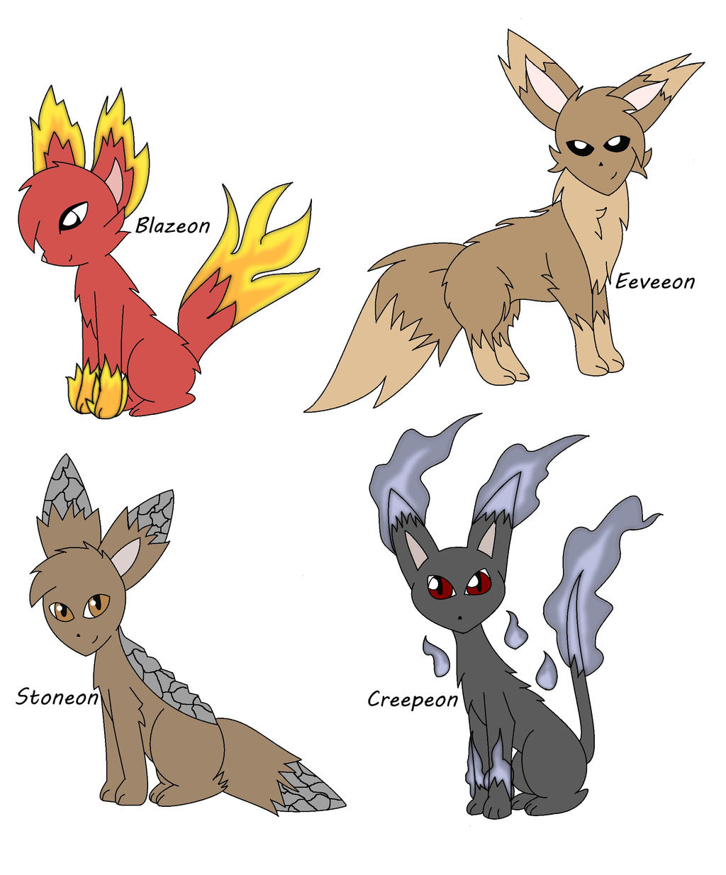 Fake Eevee Evolutions Challenge 2 of 4~