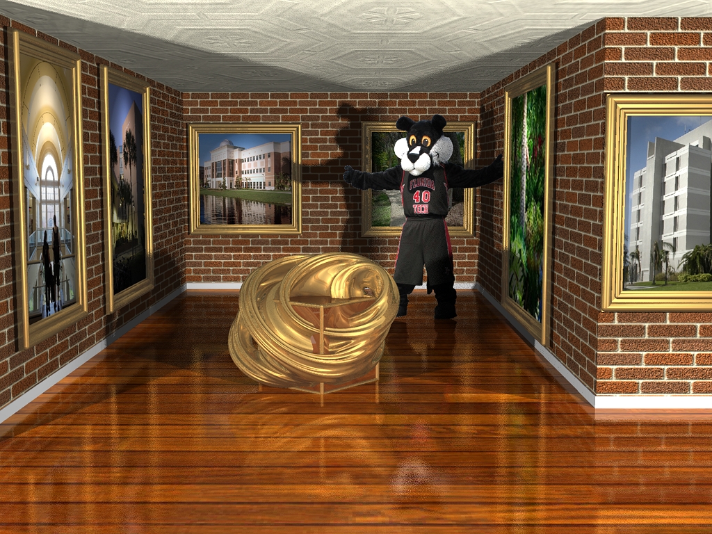 Raytraced Gallery with Pete