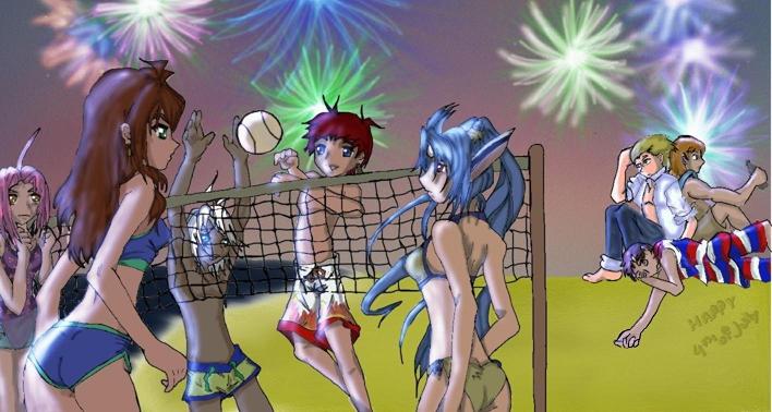 xenosaga beach party