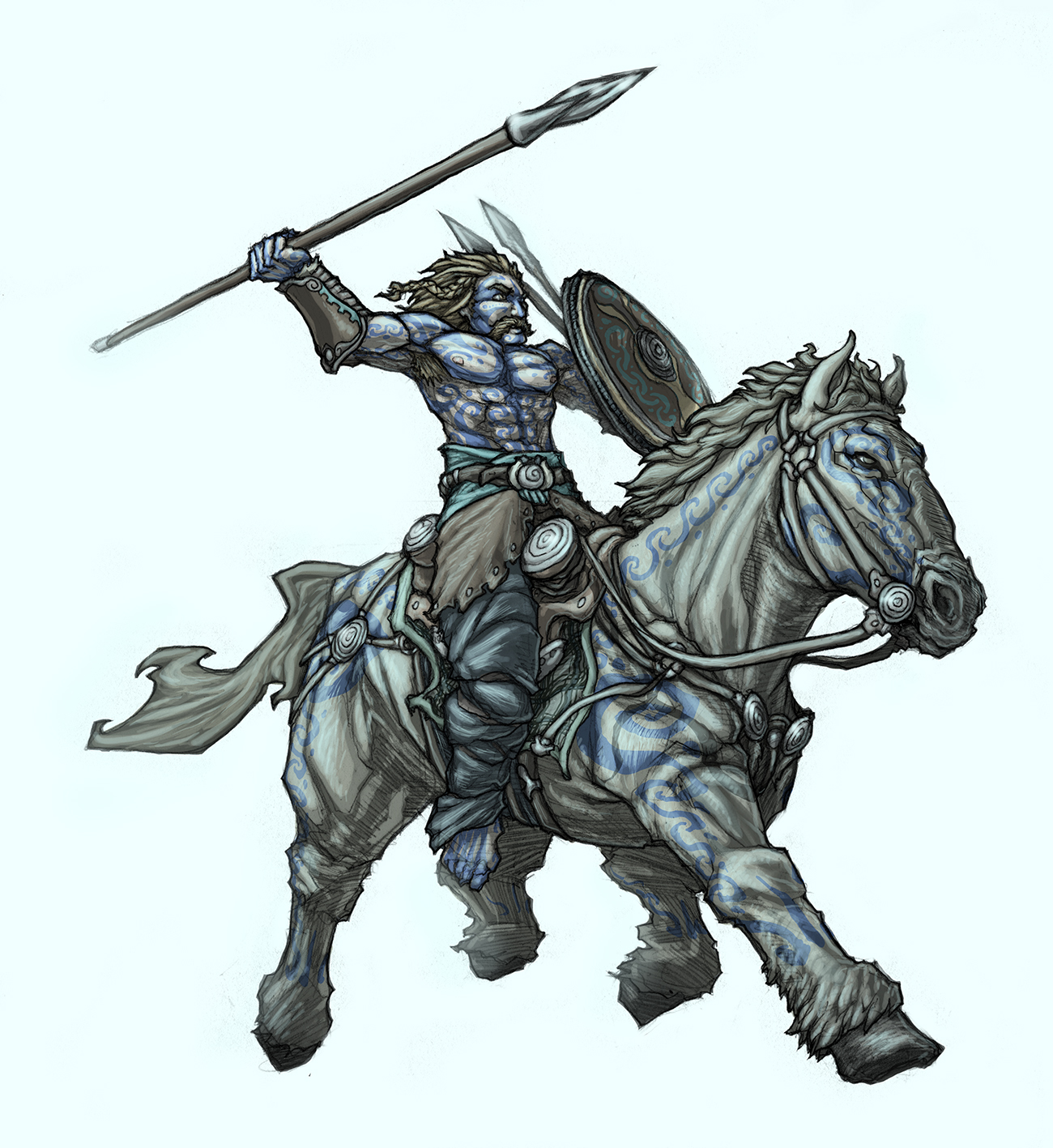 Woad Rider Woad Raider by aGiantSalamander on DeviantArt