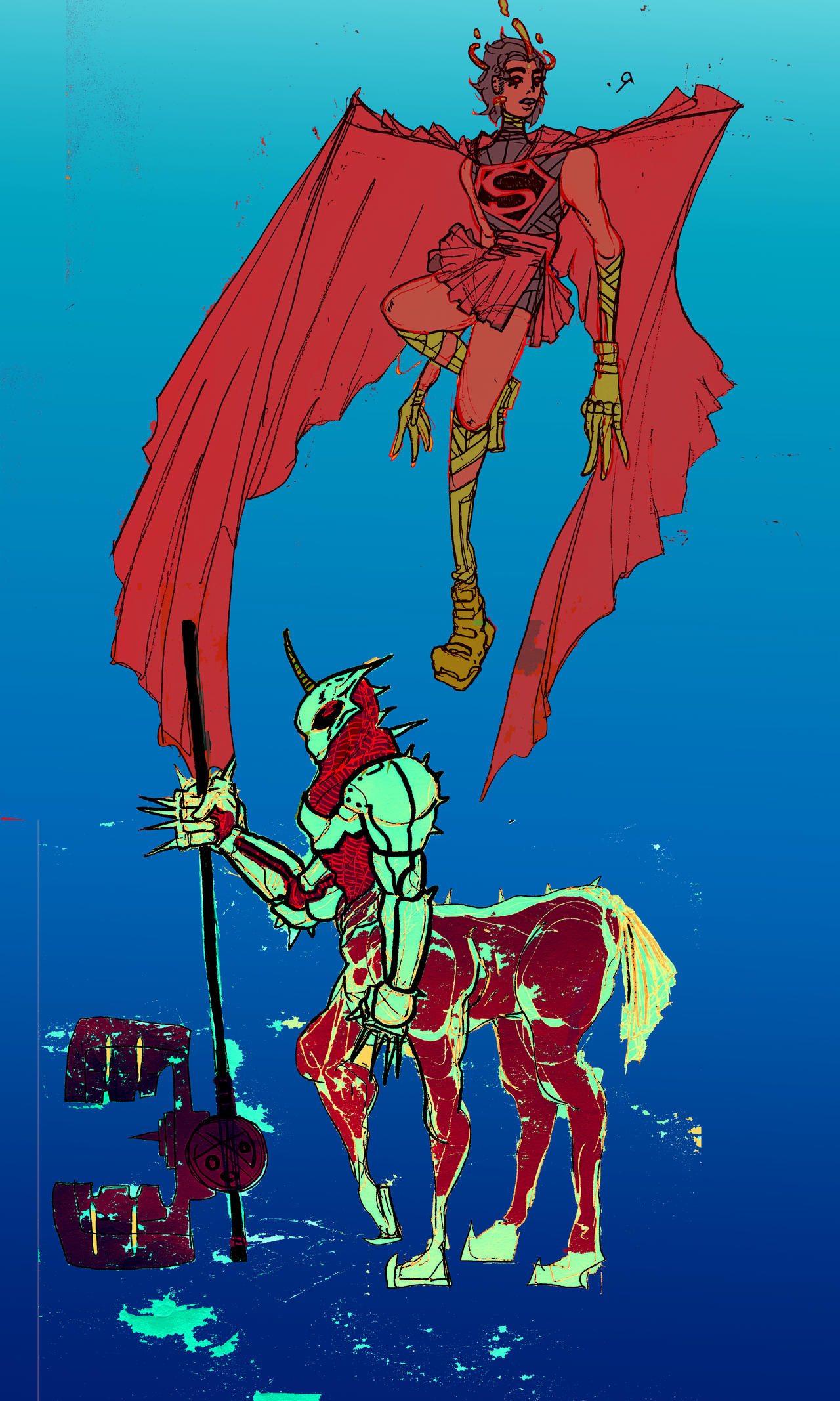 Supergirl And Comet The Super Horse By Rtoberon On DeviantArt supergirl-and-comet-the-super-horse-by-rtoberon-on-deviantart