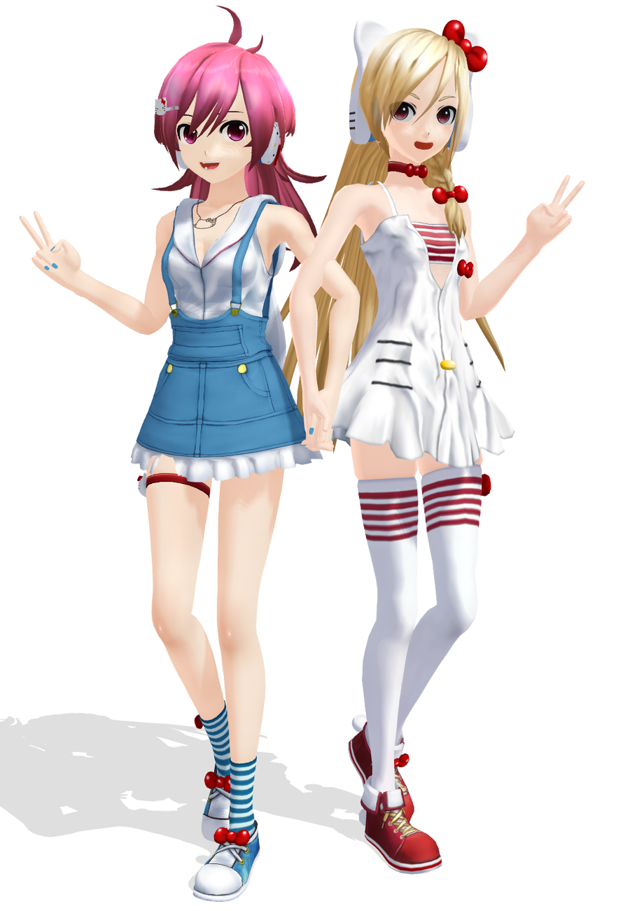 Kiyoha Rio MMD - Hello Kitty by ciripahn on DeviantArt