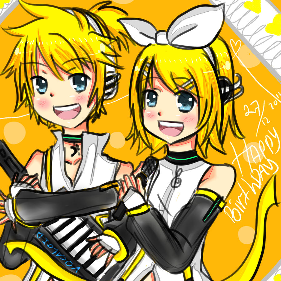 Happy Birthday Rin Len Kagamine