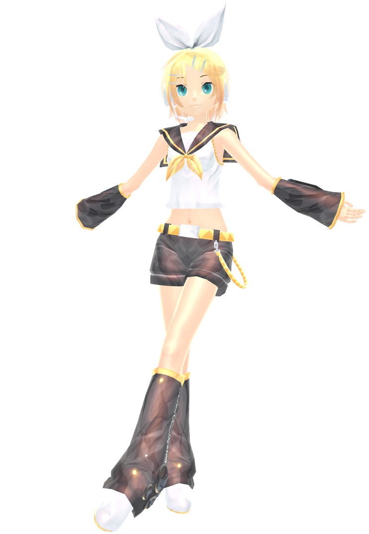 MMD-Rin Kagamine by ciripahn on DeviantArt