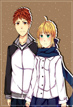 Shirou And Saber