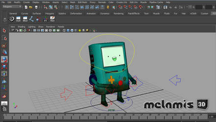 Bmo Adventure Time - Autodesk Maya by melamis3d