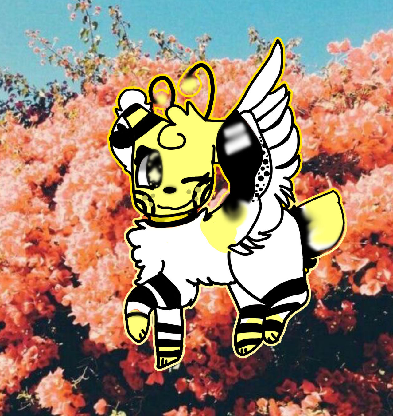 Bee Deviantart Style Bee || ART TRADE! by VanillaChanOwO on DeviantArt