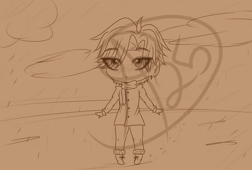 #WIP Winter chibi pic