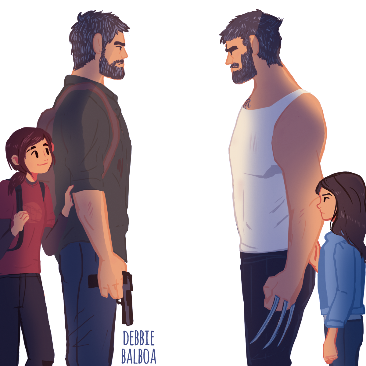 Joel meets Logan by JuanmaWL on DeviantArt