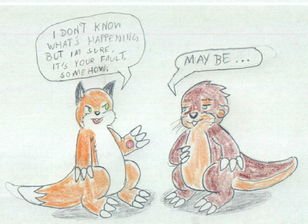 bubble fox and otter