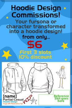 Character to Hoodie Design! only $6!