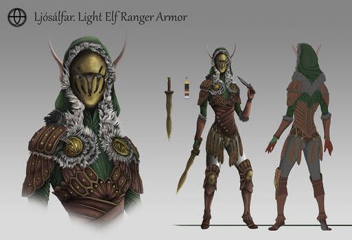 Elven Ranger Character Art