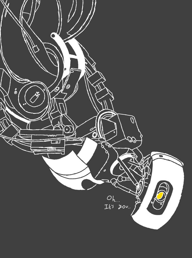 GlaDos Sketch by MinemanLOL on DeviantArt