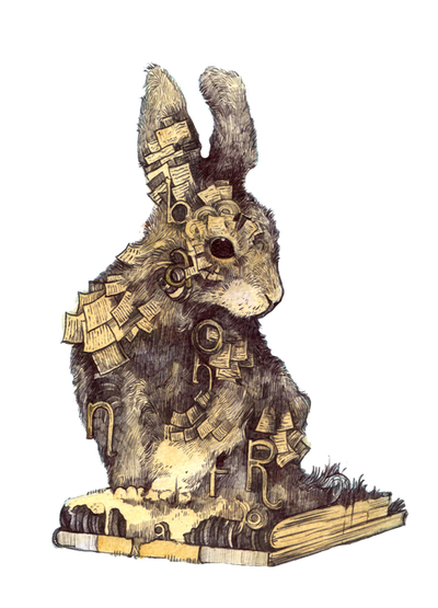Book Bunny by PaperandDust on DeviantArt
