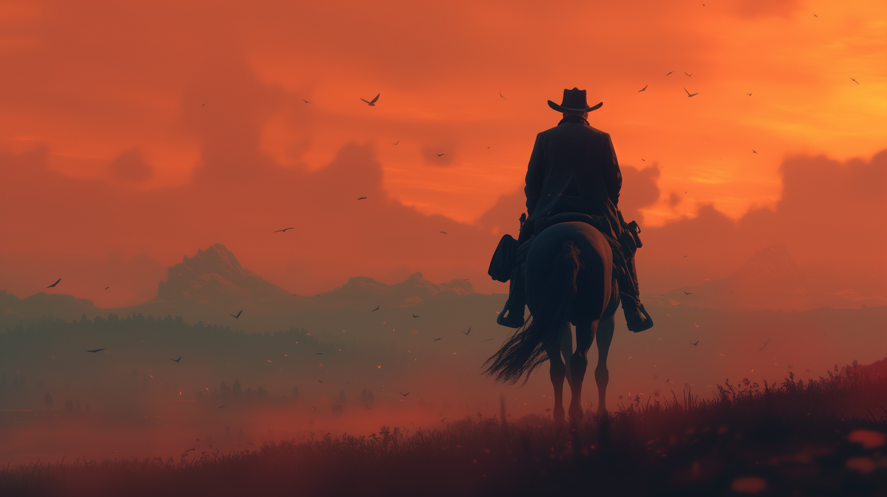 Red Dead Redemption | Desktop Wallpaper | RDR2 by thesurrealsynth on ...