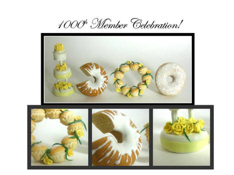 1000th Member Celebration Cake