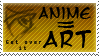 Anime is Art Stamp by tori-no-uta