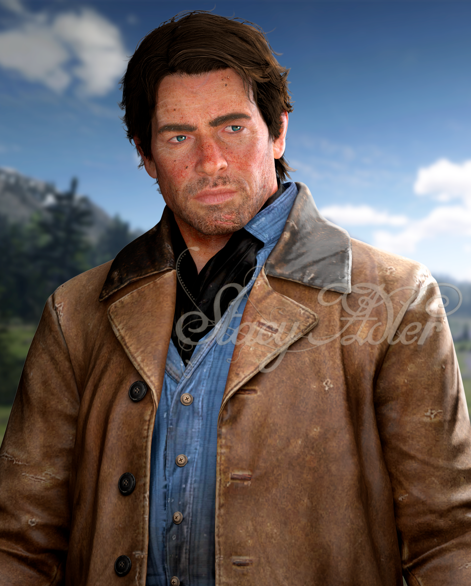 Red Dead Redemption 2: Arthur Var. 1 by HeliosAl on DeviantArt