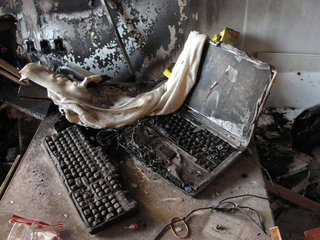 Melted Laptop 2 by crowtc on DeviantArt