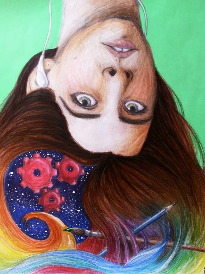 Expressive Self Expressive Self Portrait by JoeyHazelLM on DeviantArt