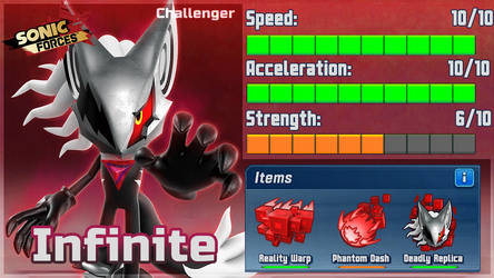 Infinite Stat Card | Sonic Forces: Speed Battle by acemonify