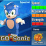 LEGO Sonic Stat Card | Sonic Forces x LEGO