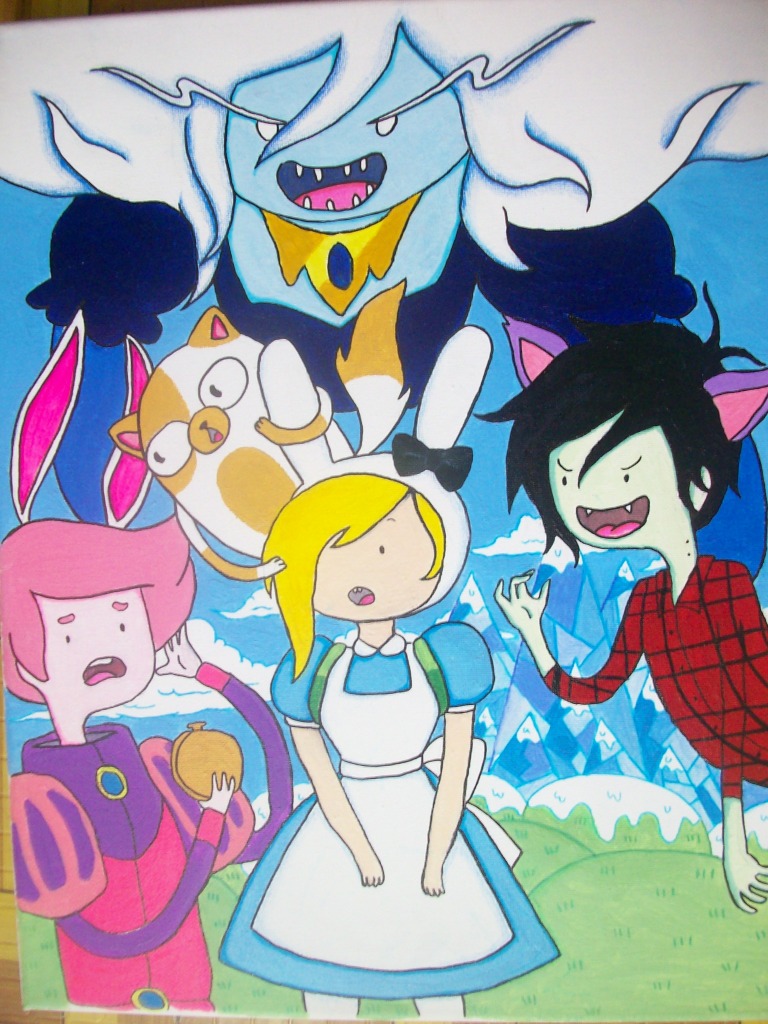 Fionna and Cake in Wonderland