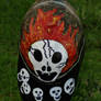 Flaming Skull Hat