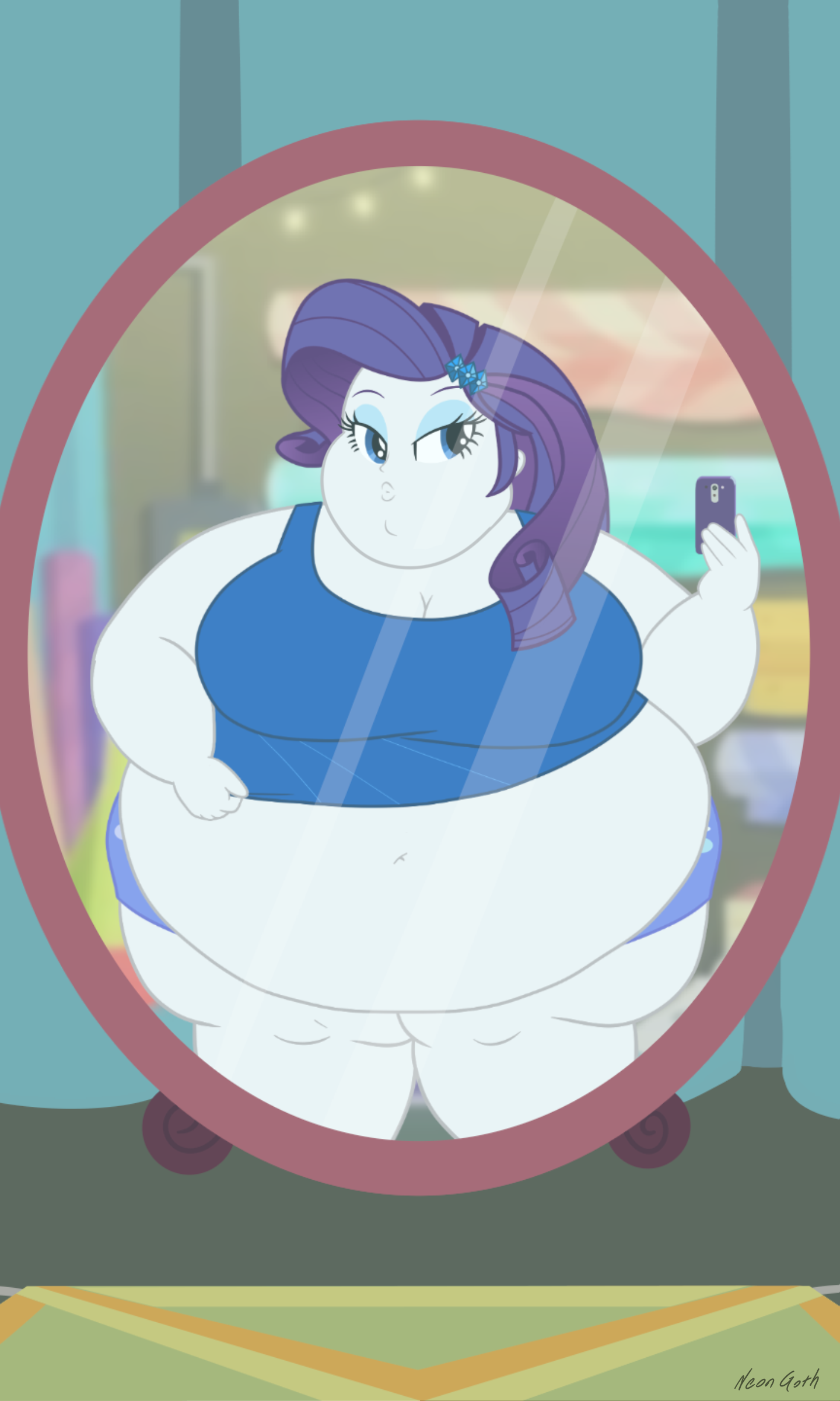 Rarity's Selfie by NeonGoth on DeviantArt