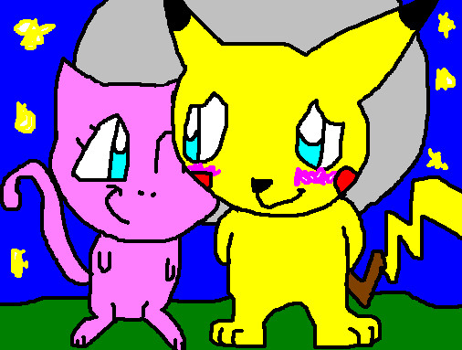 mew and pikachu by Hexagonal-Skeleton on DeviantArt