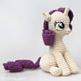 Rarity based on Seamless Sitting Pony Pattern