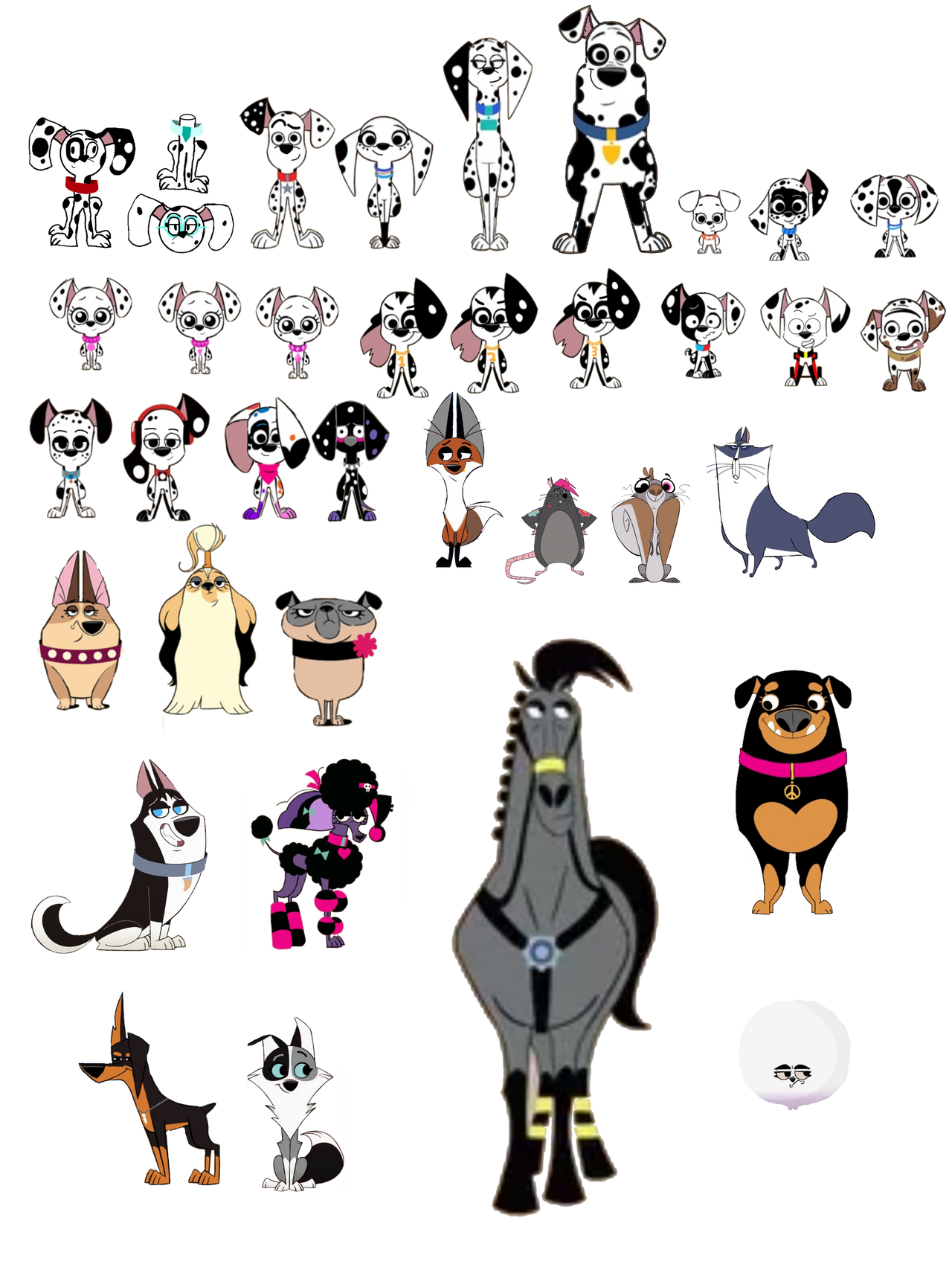 101 dalmatian deals street all characters