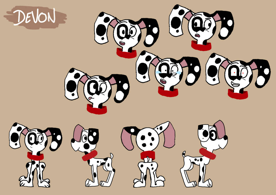 Devon model sheet by Devondalmatian102 on DeviantArt