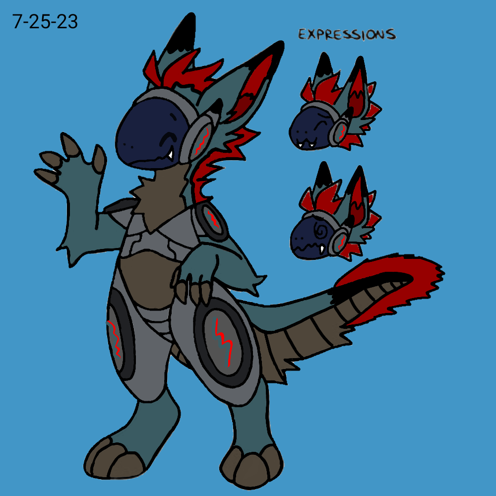 Sparks as a Protogen by ILoveHiroandBaymax on DeviantArt