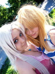 Mirajane and Lucy-