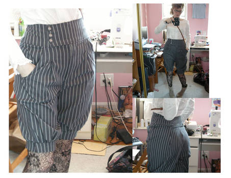 Steampunk pants attempt 1