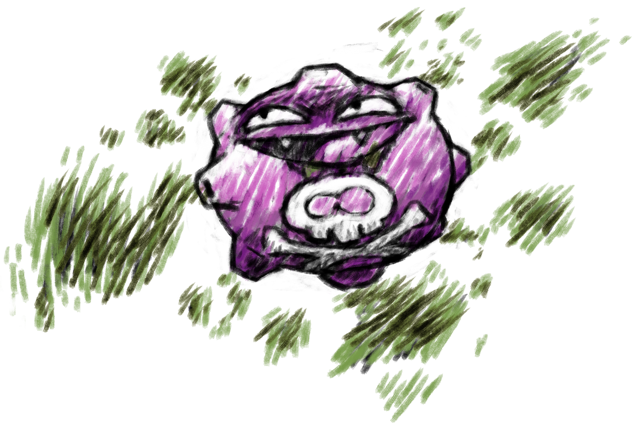 Pokemon Art #109 Koffing by flowme330 on DeviantArt