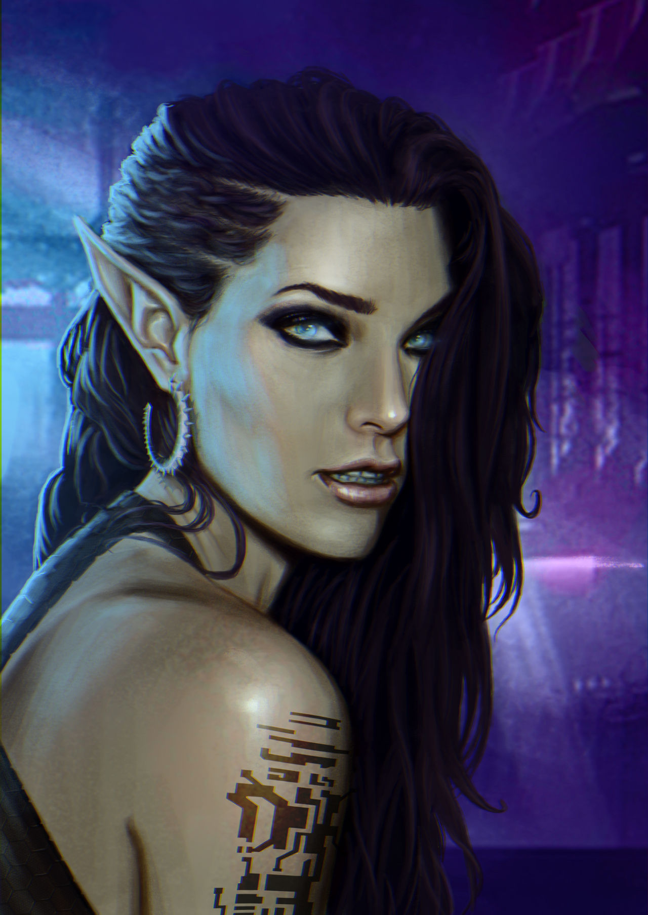 Shadowrun Elf Portrait by ARTTAiR on DeviantArt