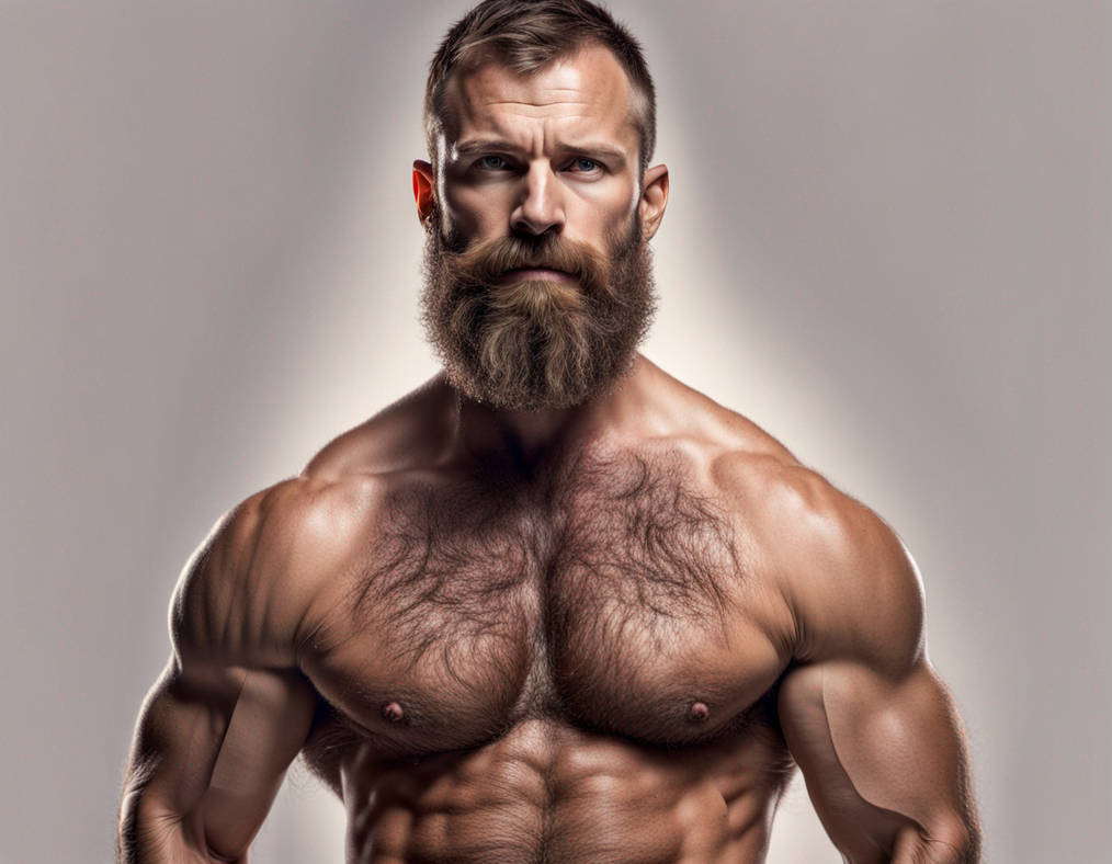 Muscle Man With A Hairy Beard By Jonitron On DeviantArt muscle-man-with-a-hairy-beard-by-jonitron-on-deviantart